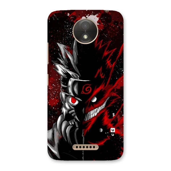 Two Face Naruto Back Case for Moto C Plus