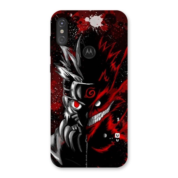 Two Face Naruto Back Case for Motorola One Power