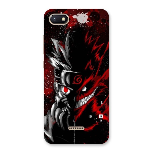 Two Face Naruto Back Case for Redmi 6A