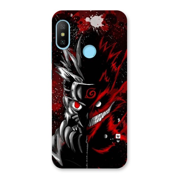 Two Face Naruto Back Case for Redmi 6 Pro