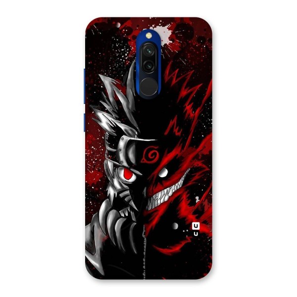 Two Face Naruto Back Case for Redmi 8