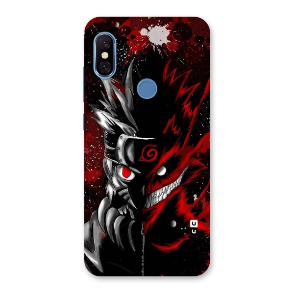 Two Face Naruto Back Case for Redmi Note 6 Pro