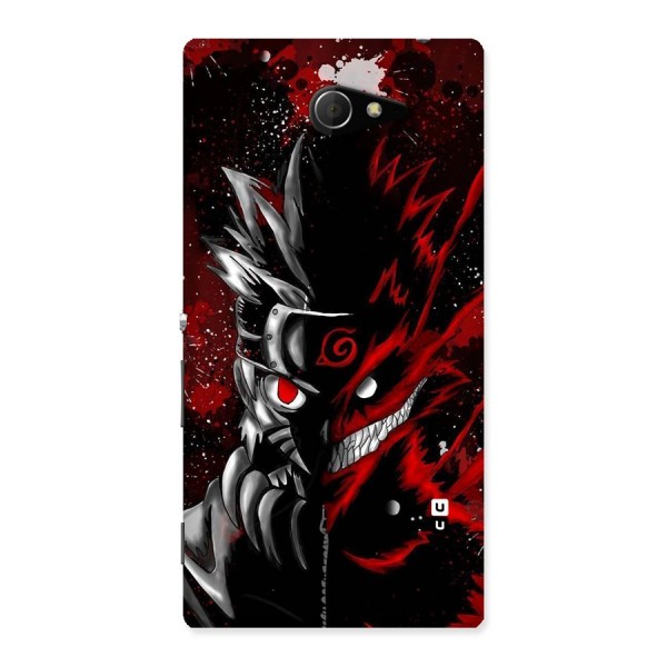 Two Face Naruto Back Case for Sony Xperia M2