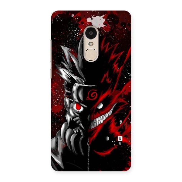 Two Face Naruto Back Case for Xiaomi Redmi Note 4