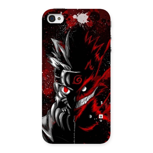 Two Face Naruto Back Case for iPhone 4 4s