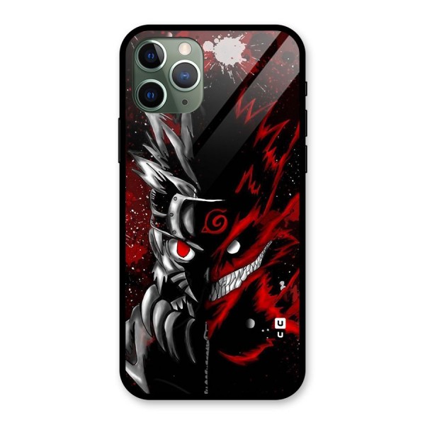 Two Face Naruto Glass Back Case for iPhone 11 Pro