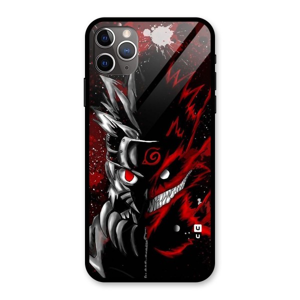 Two Face Naruto Glass Back Case for iPhone 11 Pro Max
