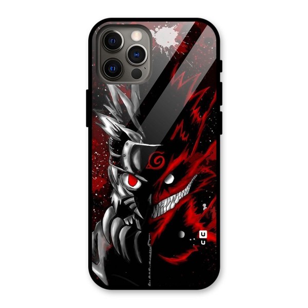 Two Face Naruto Glass Back Case for iPhone 12 Pro