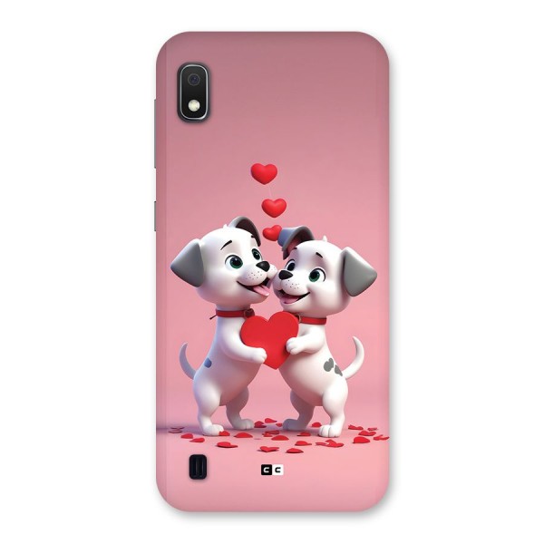 Two Puppies Together Back Case for Galaxy A10