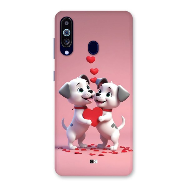 Two Puppies Together Back Case for Galaxy A60