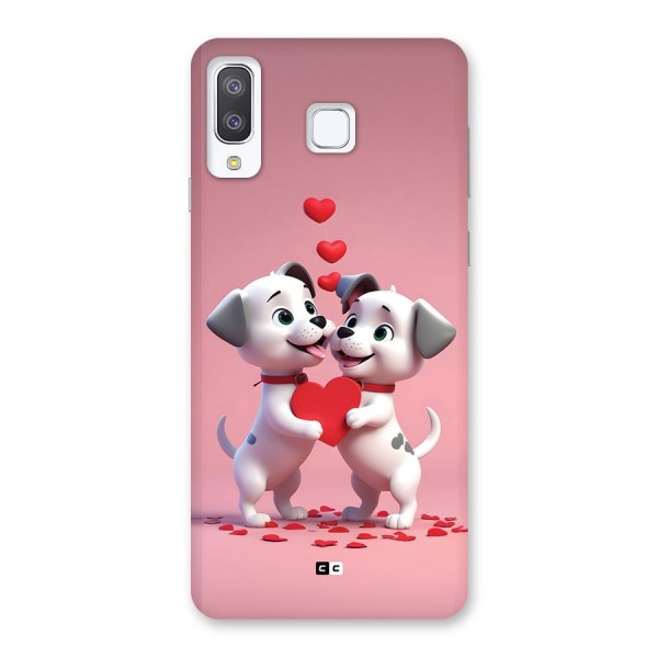 Two Puppies Together Back Case for Galaxy A8 Star