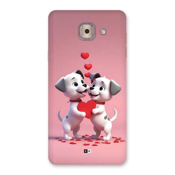 Two Puppies Together Back Case for Galaxy J7 Max