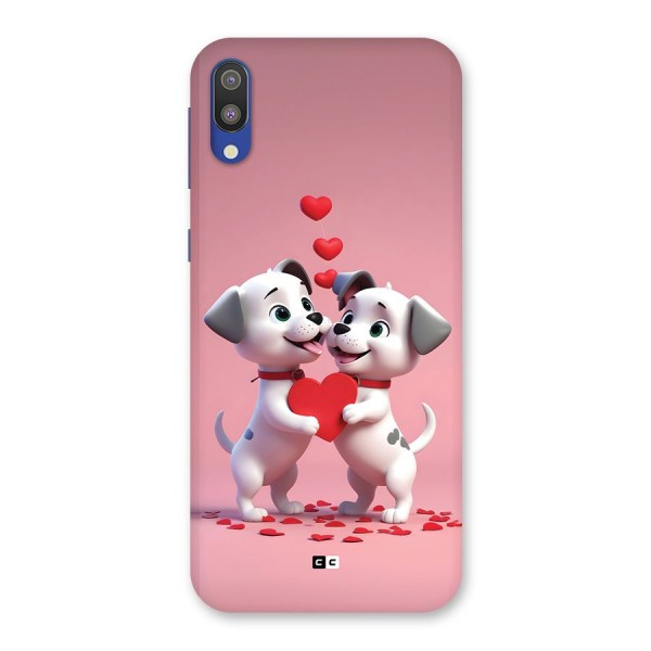 Two Puppies Together Back Case for Galaxy M10