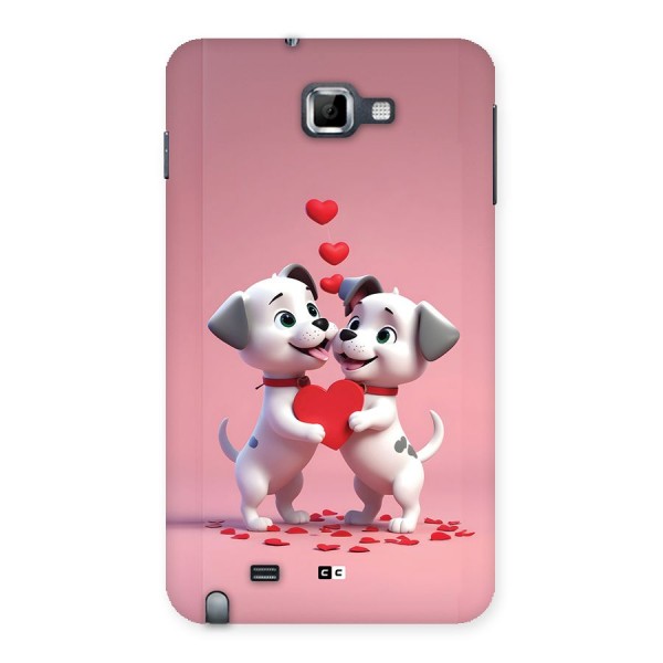 Two Puppies Together Back Case for Galaxy Note