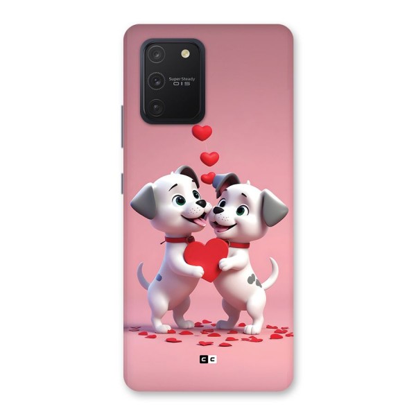 Two Puppies Together Back Case for Galaxy S10 Lite