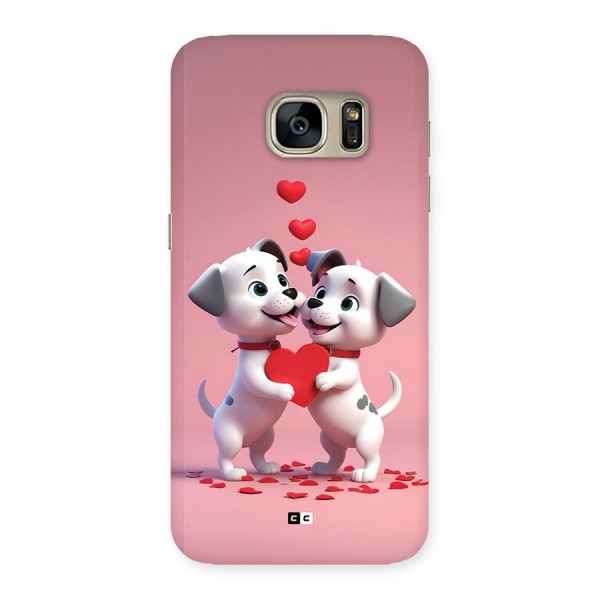 Two Puppies Together Back Case for Galaxy S7