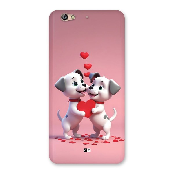 Two Puppies Together Back Case for Gionee S6