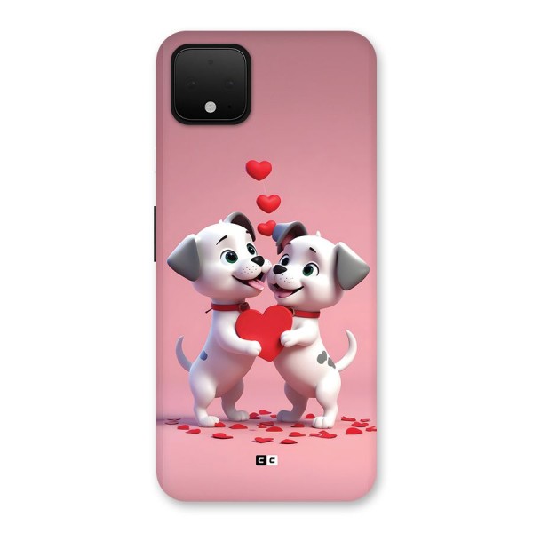 Two Puppies Together Back Case for Google Pixel 4 XL