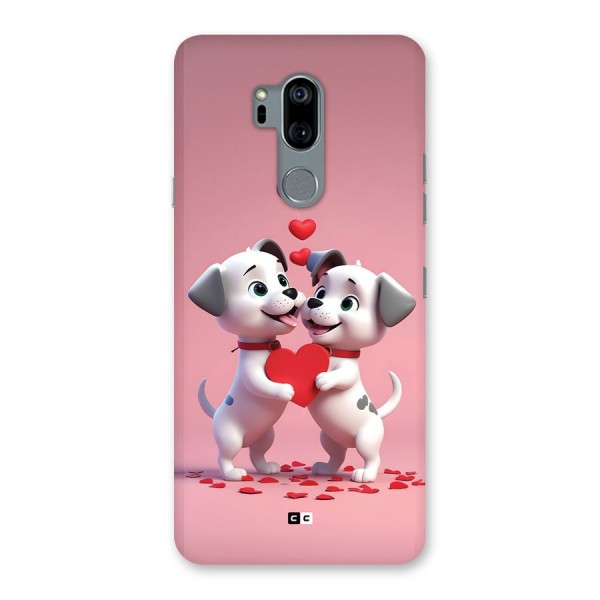 Two Puppies Together Back Case for LG G7