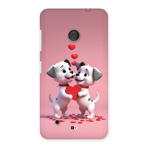 Two Puppies Together Back Case for Lumia 530