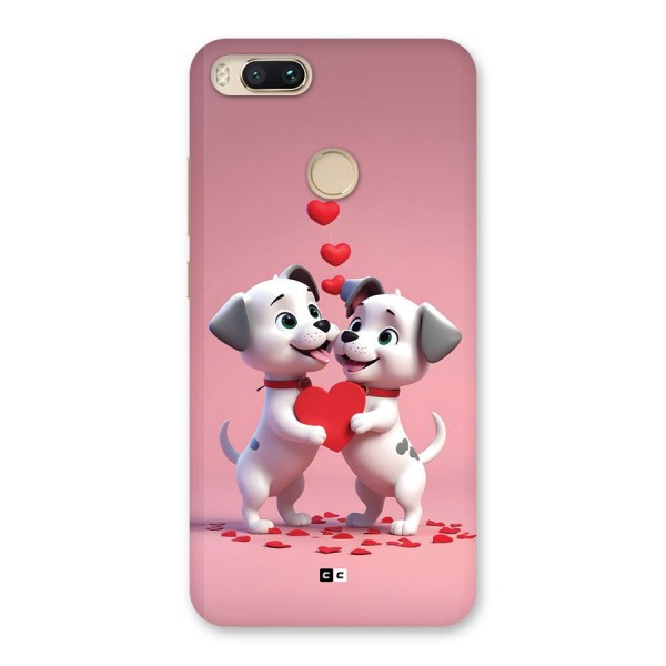 Two Puppies Together Back Case for Mi A1