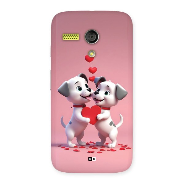 Two Puppies Together Back Case for Moto G