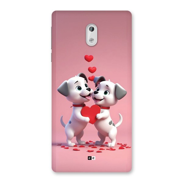 Two Puppies Together Back Case for Nokia 3