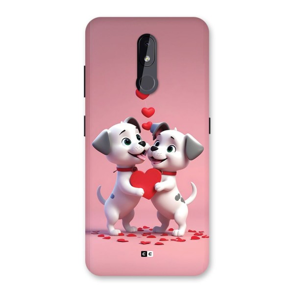 Two Puppies Together Back Case for Nokia 3.2