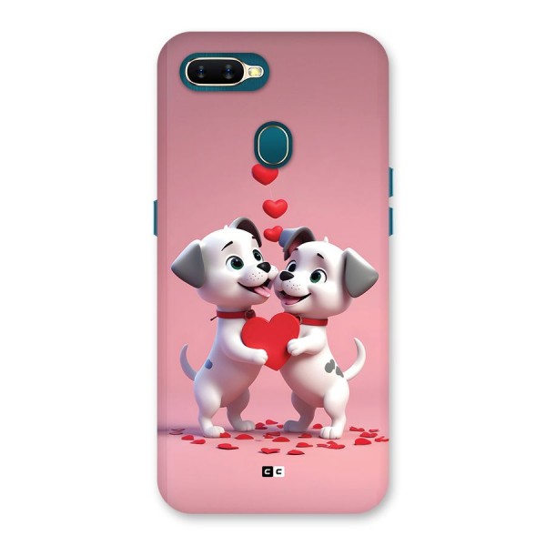 Two Puppies Together Back Case for Oppo A11k