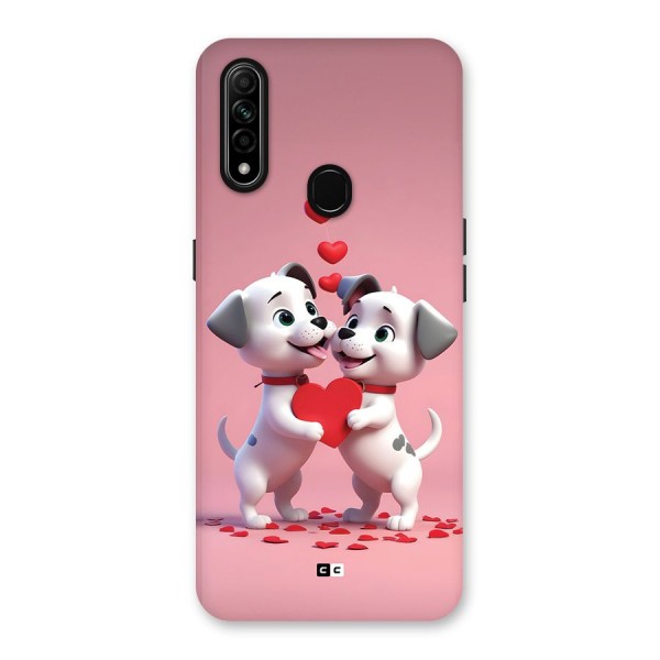 Two Puppies Together Back Case for Oppo A31