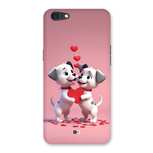 Two Puppies Together Back Case for Oppo A71