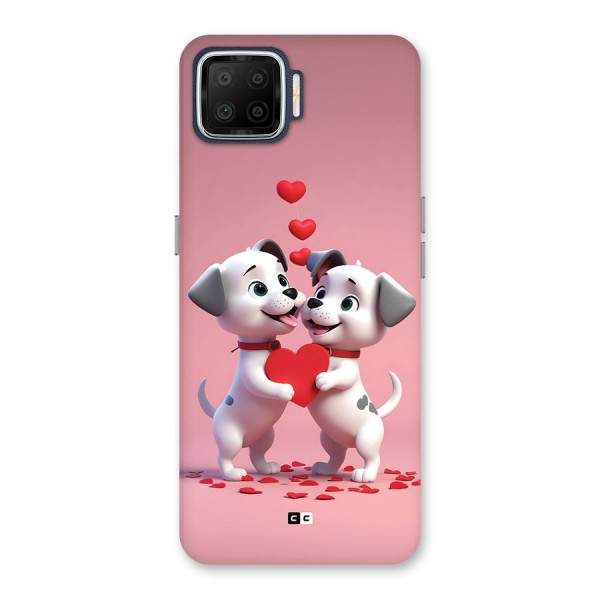 Two Puppies Together Back Case for Oppo F17