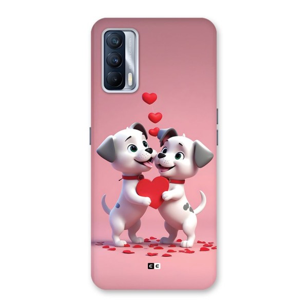 Two Puppies Together Back Case for Realme X7