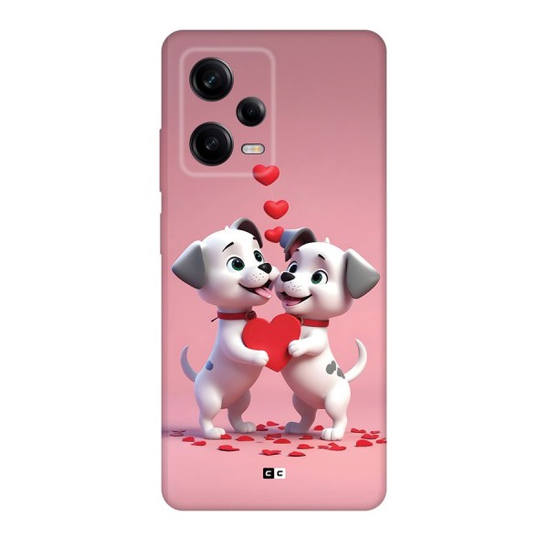 Two Puppies Together Back Case for Redmi Note 12 Pro