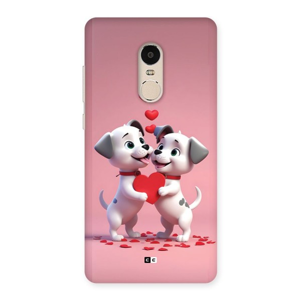 Two Puppies Together Back Case for Redmi Note 4