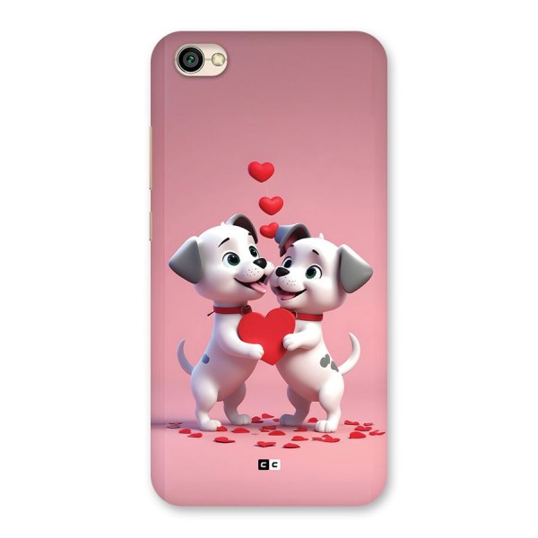 Two Puppies Together Back Case for Redmi Y1 Lite