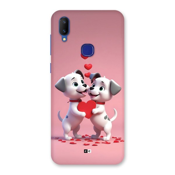 Two Puppies Together Back Case for Vivo V11