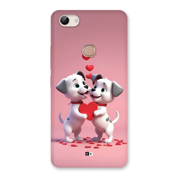 Two Puppies Together Back Case for Vivo Y83