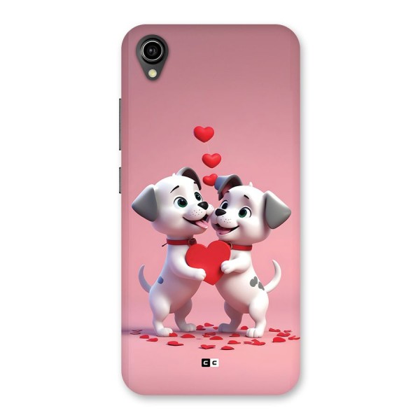 Two Puppies Together Back Case for Vivo Y91i