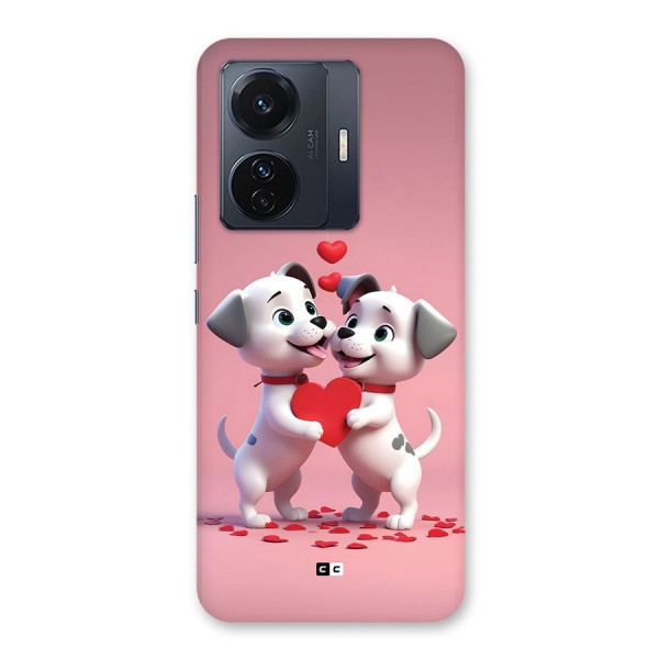 Two Puppies Together Back Case for Vivo iQOO Z6 Pro