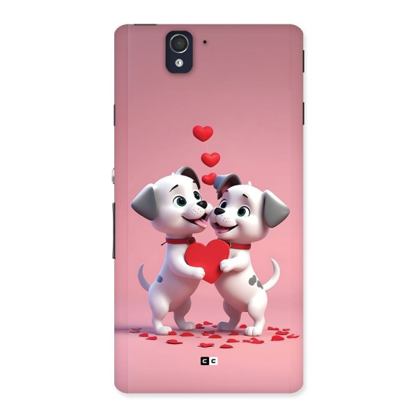 Two Puppies Together Back Case for Xperia Z