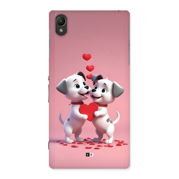 Two Puppies Together Back Case for Xperia Z1