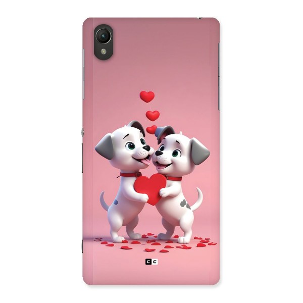 Two Puppies Together Back Case for Xperia Z2