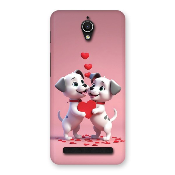 Two Puppies Together Back Case for Zenfone Go