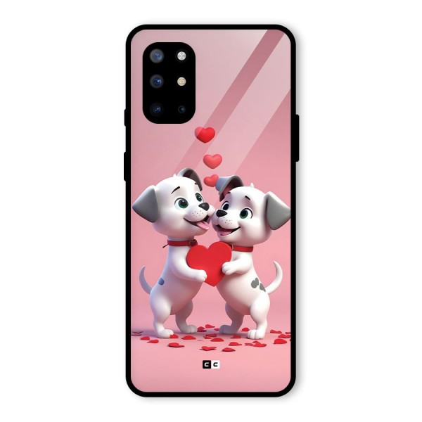 Two Puppies Together Glass Back Case for OnePlus 8T