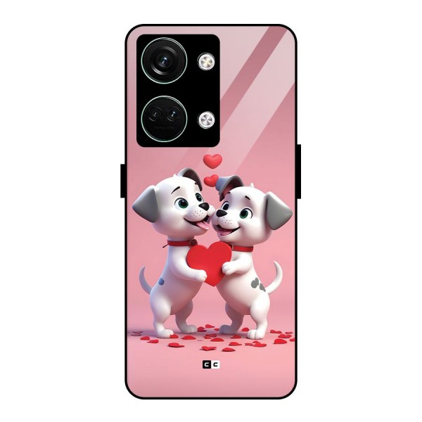 Two Puppies Together Glass Back Case for Oneplus Nord 3