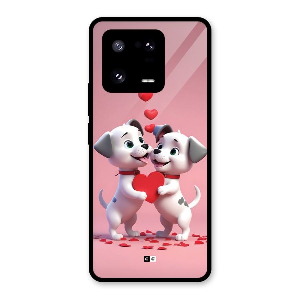 Two Puppies Together Glass Back Case for Xiaomi 13 Pro