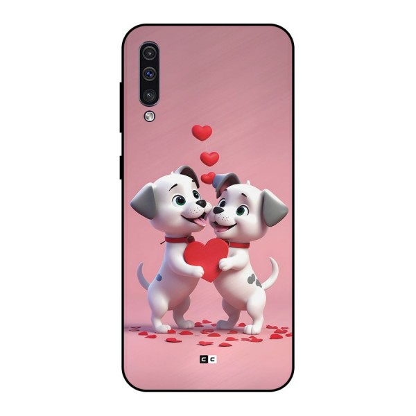 Two Puppies Together Metal Back Case for Galaxy A50s