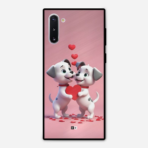 Two Puppies Together Metal Back Case for Galaxy Note 10