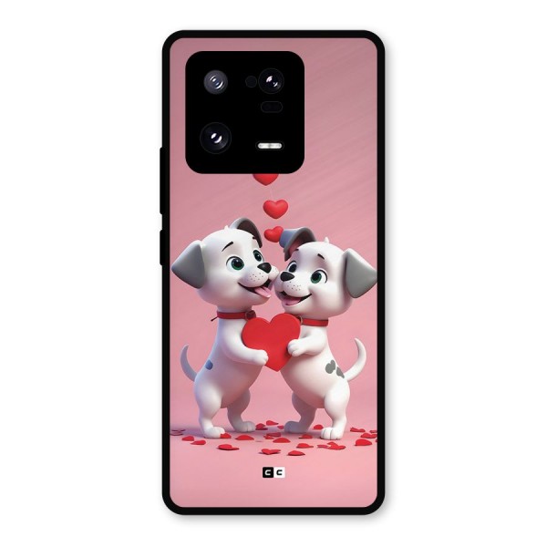 Two Puppies Together Metal Back Case for Xiaomi 13 Pro